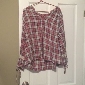 Plaid Blouse